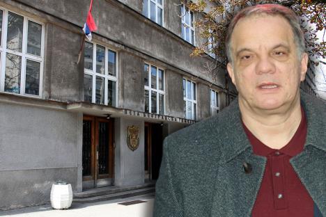 Dejan Vuk Stanković i zgrada Pete beogradske gimnazije