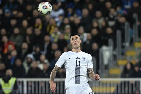 Benjamin Šeško u dresu reprezentacije Slovenije