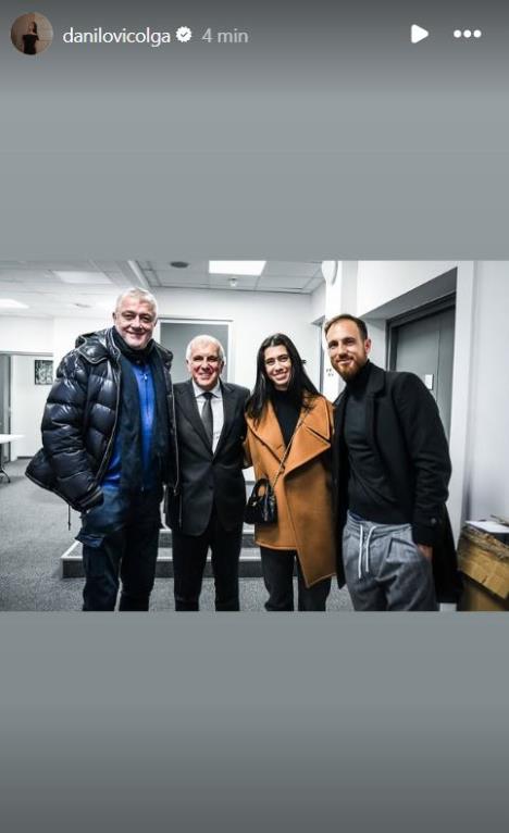 Olga Danilović Sa&scaron;a Danilović Jan Oblak Željko Obradović