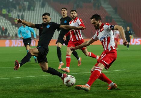 Mirko Ivanić na meču Crvena zvezda - FCSB