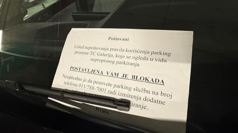 TC Galerija parkiranje