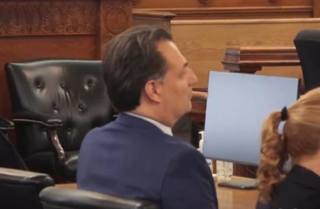 Brajan Volš u sudnici