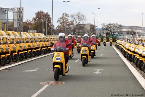 Novi mopedi u Pošti Srbije