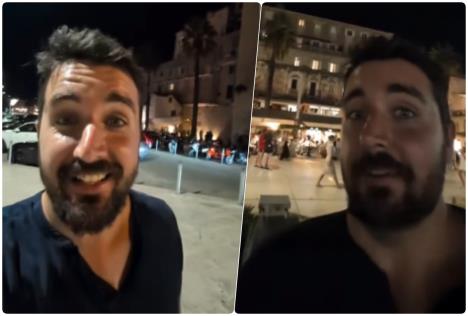 srpski turista u Splitu