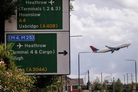 Aerodrom Hitrou London Velika Britanija