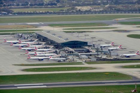 Aerodrom Hitrou London Velika Britanija