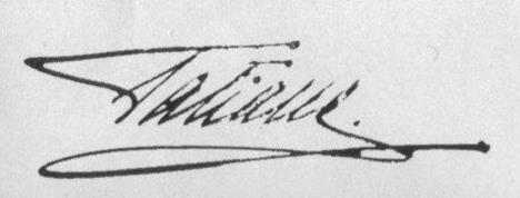 Potpis Tatjane Nikolajevne Romanov