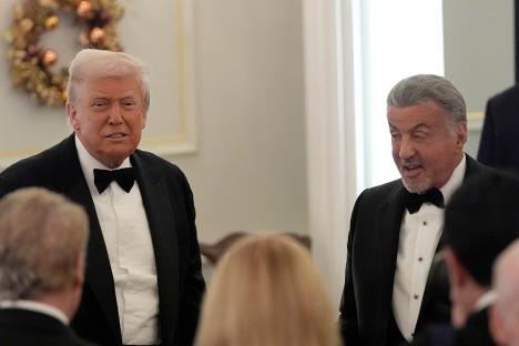 Donald Tramp, Silvester Stalone