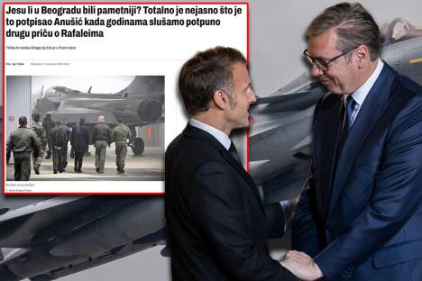 Aleksandar Vučić Emanuel Makron rafali