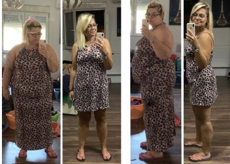 Jelena Drobnjak Dimitrić, pre i posle mršavljenja