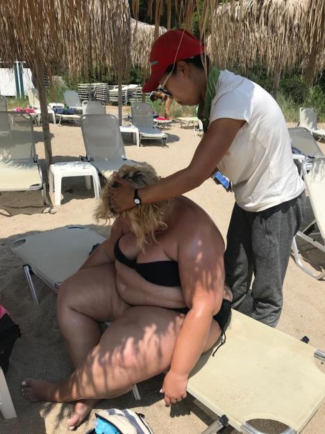 Jelena Drobnjak Dimitrić, na plaži pre mršavljenja