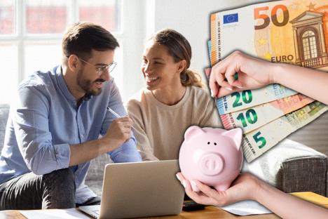 štednja novac pare dečko i devojka