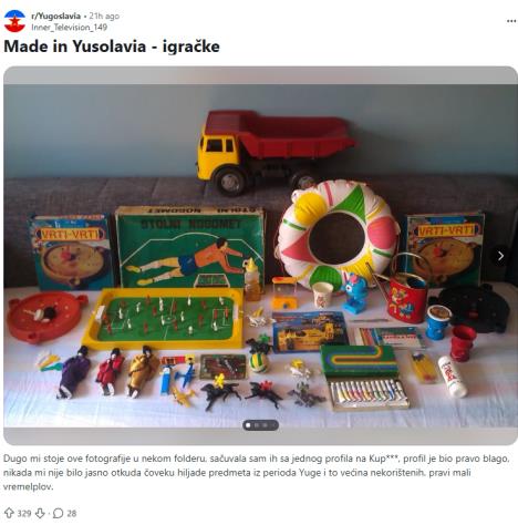 igračke iz Jugoslavije
