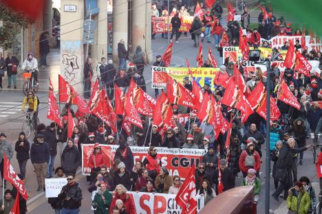 Italija protest štrajk