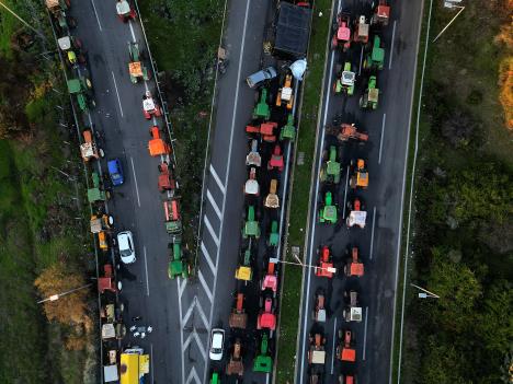 Solun poljoprivrednici protest