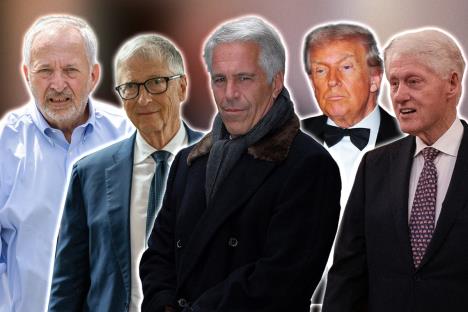 Lari Samers Bil Gejts Džefri Epstajn Donald Tramp Bil Klinton