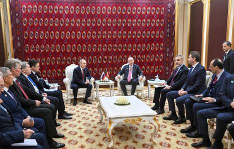 Vladimir Putin Redžep Tajip Erdogan Turkmenistan