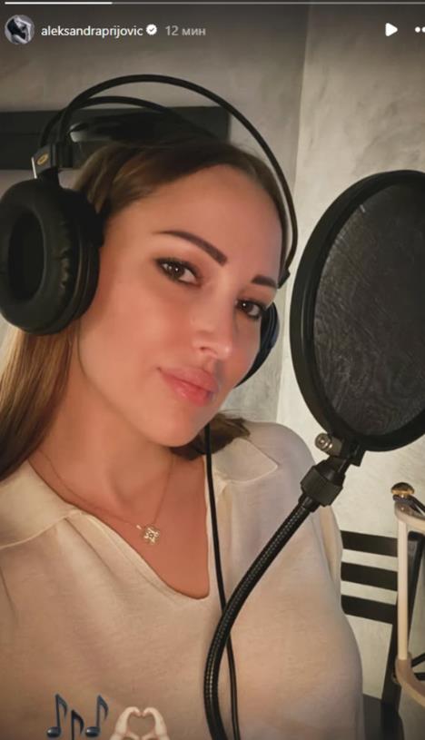 Aleksandra Prijović se vraća snimanju pesama