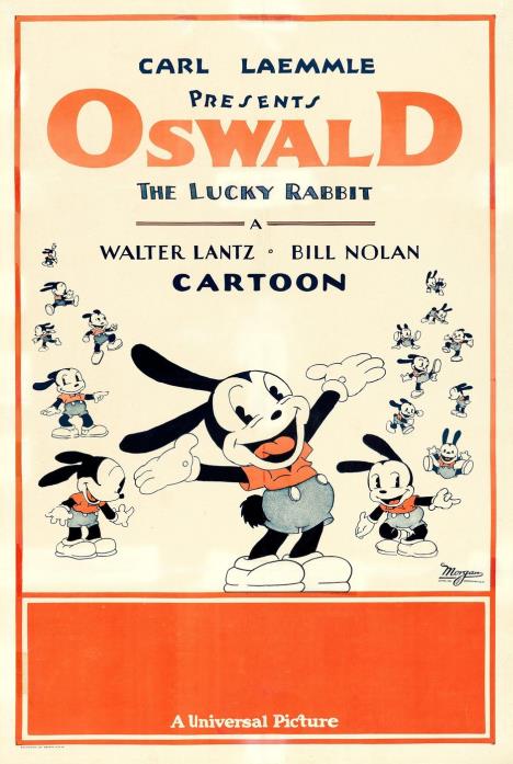 Osvald Srećni Zec, popularni animirani lik koga je stvorio Ube Ert Iverks, a ne Ab Iverks, a poznat je po saradnji sa Voltom Diznijem