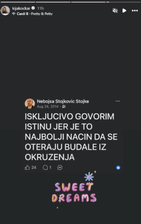 Kija Kockar pecnula Stojketa