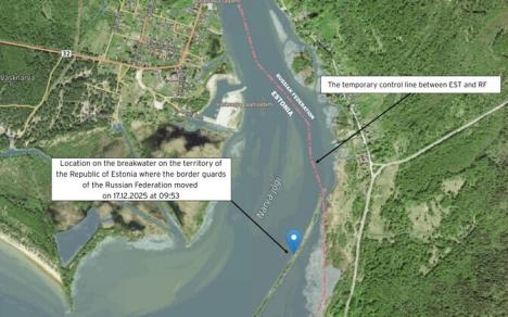 Rusija Estonija granica