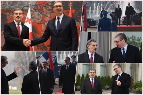 Aleksandar Vučić Mihail Kavelašvili