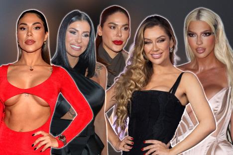 Jelena Karleuša Tea Tairović Sandra Afrika Mia Borisavljević Marina Viskovič