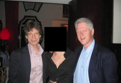 Mik Džeger i Bil Klinton