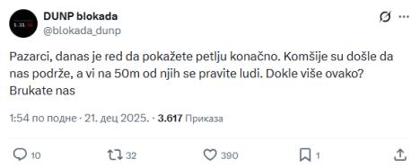 Blokaderi Novi Pazar