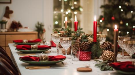 katolički Božić, večera, porodica