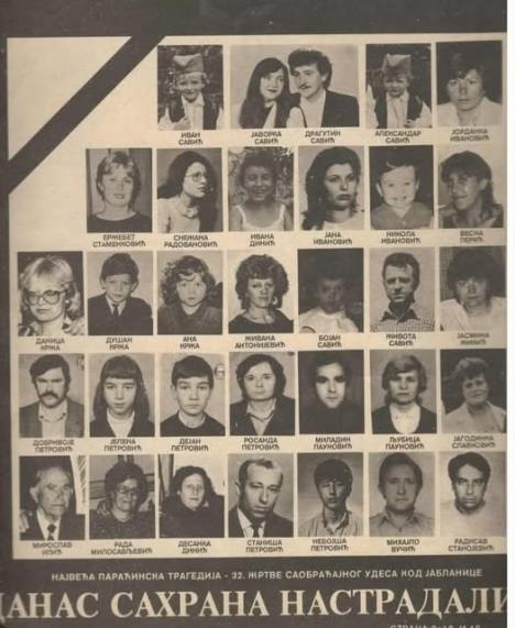 Žrtve saobraćajnog udesa kod Jablanice