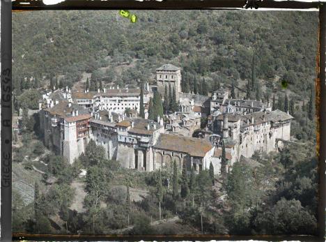 manstir Hilandar - slika iz 1918 godine