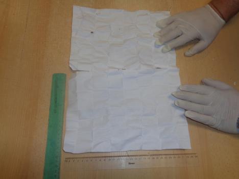 FOTO UIKS, papir natopljen drogom.JPG