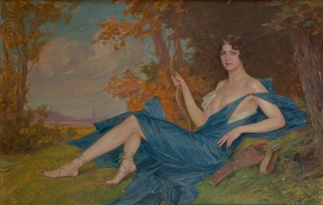 Pavle Paja Jovanović, Dijana, 1910-1912, ulje na platnu, 138 x 211 cm