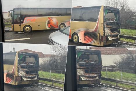 Autoput zapaljen autobus