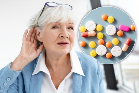 starija žena koja slabije čuje je naćulila uši/lekovi