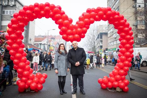 Predsednik GO Čukarica, Nikola Aritonović i direktor TO Čukarica Dragana Zec