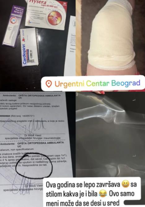 Mimi Oro završila sva u zavojima