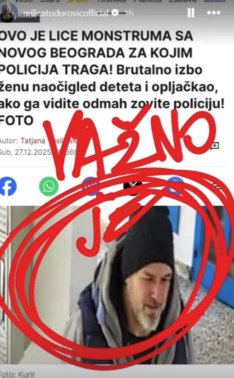 Milica Todorović se oglasila nakon jezivog napada na Novom Beogradu