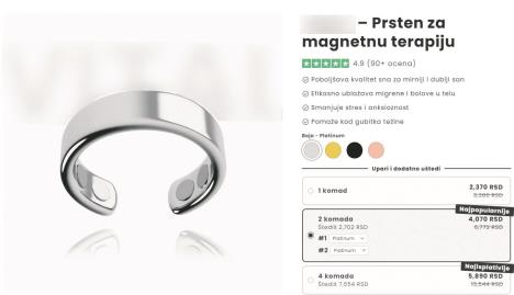 Navodno čudotvorni prsten