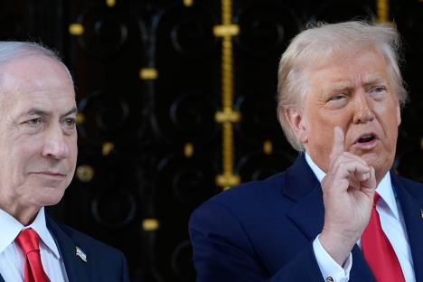 Benjamin Netanjahu Donald Tramp