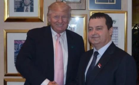 Ivica Dačić i Donald Tramp