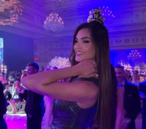 Laura Gnjatović na dočeku Nove godine