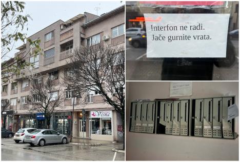 Čačak zgrada ulaz upravnika zgrade