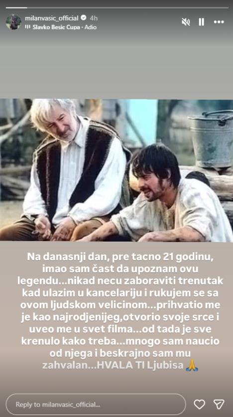 Milan Vasić o Ljubiši Samardžiću