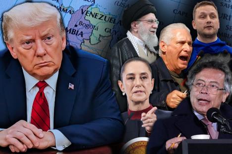 Donald Tramp Ali Hamnei Gustavo Petro Klaudija Šejnbaum Migel Dijaz Kanel Jens Frederik Nilsen