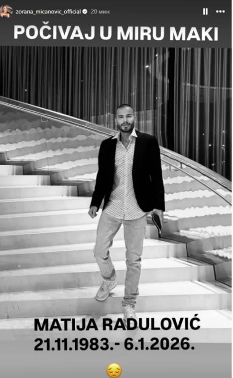 Matija Radulović oproštaji