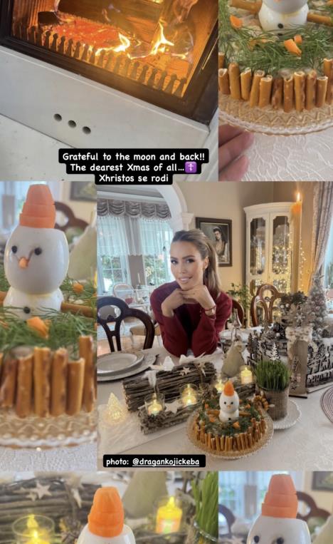 Taša Kojić za vreme praznika