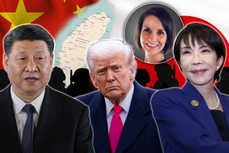 Si Đinping Donald Tramp Sanae Takaiči