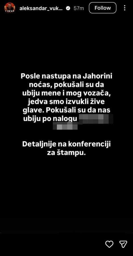 Acu Lukasa pokusali da ubiju na nastupu na Jahorini